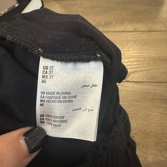 Epic Threads Toddler Girls Black Cargo Pants Size 3T - Picture 5 of 5